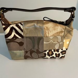 Coach Handbag Multi Print